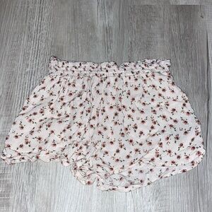 URBAN OUTFITTERS (OUT FROM UNDER) FLOWY FLORAL SHORTS